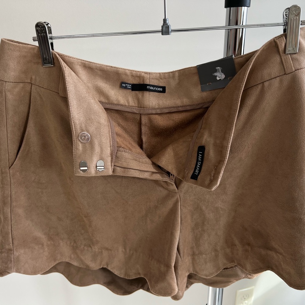 Maurice’s faux suede shorts